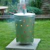 Nature Garden Incinerator Galvanised Steel 46x72 cm Round