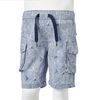 Kids' Shorts with Drawstring Dark Blue 128