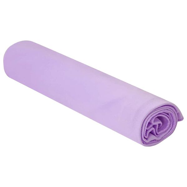 vidaXL Sports Towels 2 pcs Purple 100 x 50 cm Polyester and polyamide