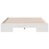 vidaXL Bed Frame White 140 x 190 cm