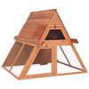 vidaXL Rabbit Hutch | Natural Wood | Solid Firwood | Large | Sturdy
