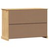 vidaXL Sideboard with Drawers VIGO 113x40x75 cm Solid Wood Pine