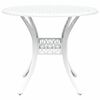 vidaXL Garden Dining Set 5 pcs White Aluminium