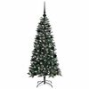 vidaXL Artificial Christmas Tree with 150 LEDs with Stand Green 120 cm