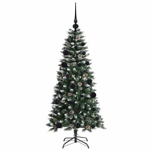 vidaXL Artificial Christmas Tree with 150 LEDs with Stand Green 120 cm