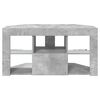 vidaXL Corner LED TV Cabinet Concrete Grey 100 x 40 x 50 cm