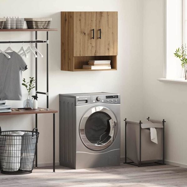 vidaXL Wall-Mounted Cabinet Wall-mounted Artisan Oak 60 x 31 x 70 cm