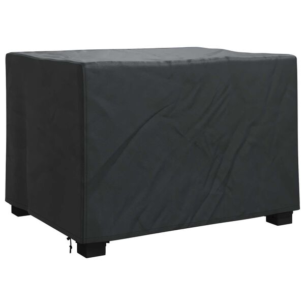 vidaXL Furniture Cover Plain Black 110 x 84 x 70 cm 210D Oxford Fabric
