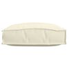 vidaXL Pallet Cushion for suitable for Seat 6 pcs Cream 40 x 40 x 8 cm