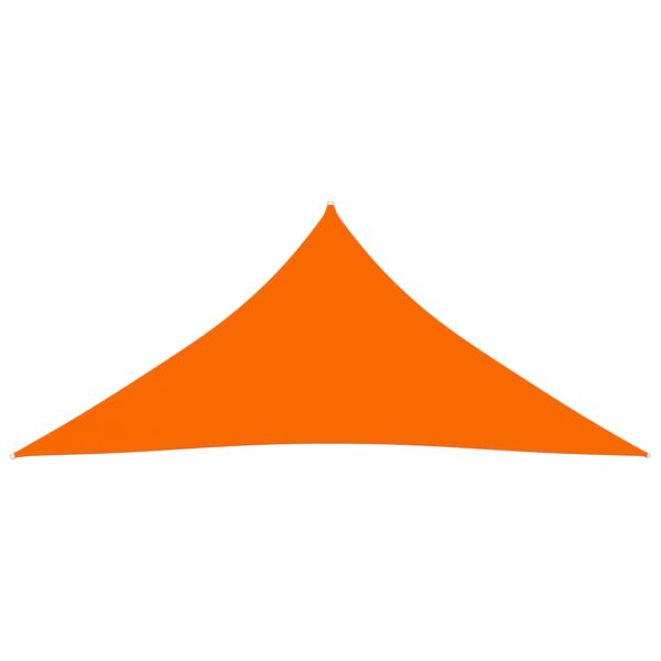 vidaXL Sunshade Sail Oxford Fabric Triangular 3.6x3.6x3.6 m Orange