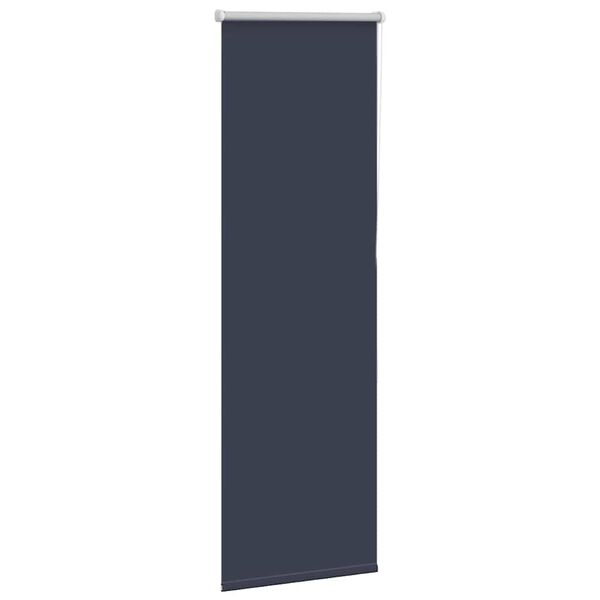 vidaXL Roller Blind Blackout Marine 40x130 cm Fabric Width 35.7 cm Polyester