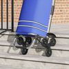 vidaXL Shopping Trolley Folding Blue 47 x 39 x 100.5 cm Oxford fabric