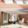 vidaXL Retractable Awning Beige 400 x 300 cm Polyester and Steel