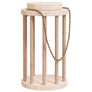 vidaXL Rabbit Hay Feeder &Oslash;15x25.5 cm Solid Wood Fir