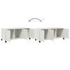 vidaXL TV Cabinet White 100.5x39x43.5 cm Steel