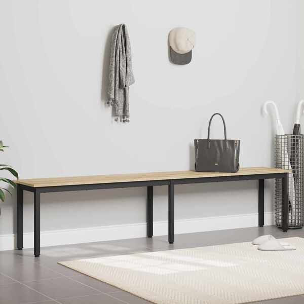 vidaXL Bench Sonoma 200 x 35 x 45 cm Engineered Wood