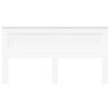 vidaXL Headboard with Headboard White 200 cm Engineered Wood
