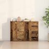vidaXL Sideboard 2 pcs Old Wood 60 x 31 x 84 cm Engineered Wood
