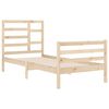 vidaXL Bed Frame without Mattress Solid Wood 90x200 cm