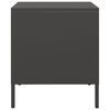 vidaXL Bedside Cabinet Black 35x39x43.5 cm Steel