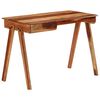 vidaXL Writing Desk with Drawer 110x50x77 cm Solid Wood Acacia