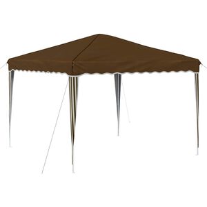 vidaXL Pop-up Party Tent 288 x 288 x 245 cm Taupe Oxford Fabric