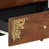 vidaXL Bedside Cabinet Honey Brown 50 x 33 x 62 cm Solid Mango Wood