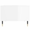 vidaXL Coffee Table High Gloss White 60x50x36.5 cm Engineered Wood