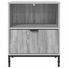 vidaXL with Drawer Grey sonoma 49 x 36 x 61 cm Engineered wood