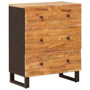 vidaXL Storage Sideboard Brown 60 x 33 x 75 cm Solid Mango Wood