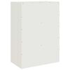 vidaXL Highboard White 67x39x95 cm Steel