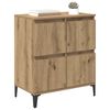 vidaXL Sideboard Artisan Oak 60 x 35 x 70 cm Engineered Wood and Iron