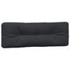 vidaXL Pallet Cushions 5 pcs Black Fabric