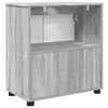 vidaXL Bathroom Cabinet with Storage Grey Sonoma 61 x 35 x 64 cm