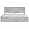 vidaXL Bed Frame with Headboard Concerte 200 x 200 cm Solid Pine Wood