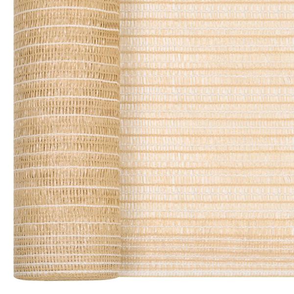 vidaXL Privacy Net Beige 1.2x10 m HDPE 150 g/m²