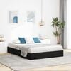 vidaXL Storage Bed with Mattress Black 140 x 200 cm Velvet