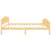 vidaXL Bed Frame without Mattress with 4 Drawers Solid Wood 160x200 cm