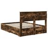 vidaXL Bed Frame with Drawer with Headboard Manual Engineered Wood