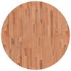 vidaXL Table Top &Oslash;90x2.5 cm Round Solid Wood Beech