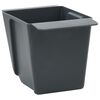 vidaXL Flower Boxes for Euro Pallets 12 pcs Grey 13.5 x 9 x 9.5 cm