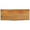 vidaXL Table Top Live Edge 80x40x3.8 cm Solid Wood Mango