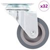 vidaXL 32 pcs Swivel Casters 50 mm