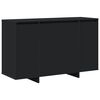 vidaXL Sideboard Black 120 x 41 x 75 cm Engineered Wood