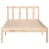 vidaXL Bed Frame without Mattress Solid Wood 90x200 cm
