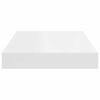 vidaXL Floating Wall Shelves 2 pcs White 40x23x3.8 cm MDF