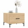 vidaXL Coffee Table Sonoma Oak 50x50x40 cm Engineered Wood