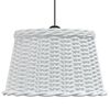 vidaXL Ceiling Lamp Shade White &Oslash;45x28 cm Wicker