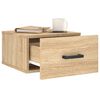 vidaXL Wall-mounted Bedside Cabinets 2 pcs Sonoma Oak 35x35x20 cm