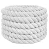 vidaXL Cotton Rope 30 mm 10 m White 100% Cotton